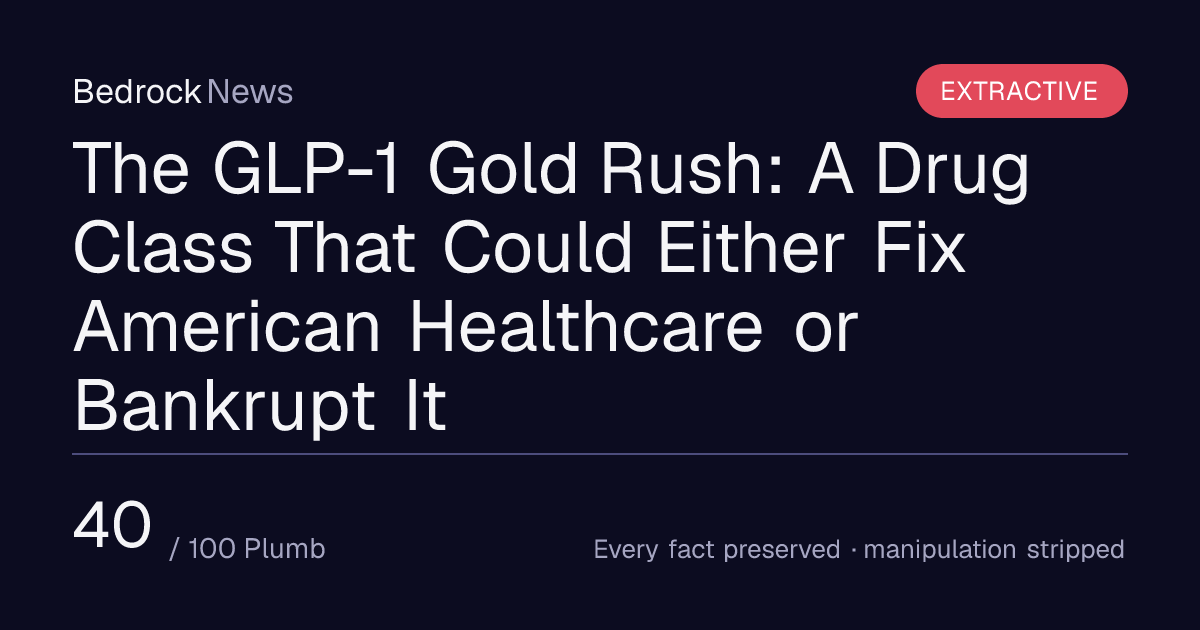 The GLP-1 Gold Rush: A Drug Class That Could Either Fix American Healthcare or Bankrupt It
